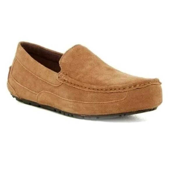 UGG Men's Alder Slippers Chestnut Suede sz 14 - Picture 1 of 15